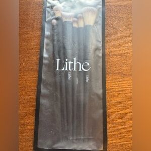 Lithe Black Makeup Brushes Set NIP